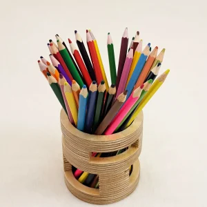 جامدادی چوبی طرح قلعه